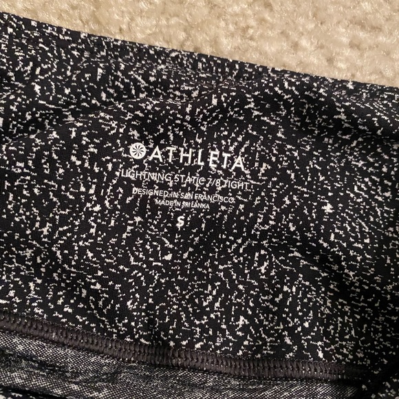 Athleta Lightning Static 7/8 Tights SZ Small - Picture 4 of 5